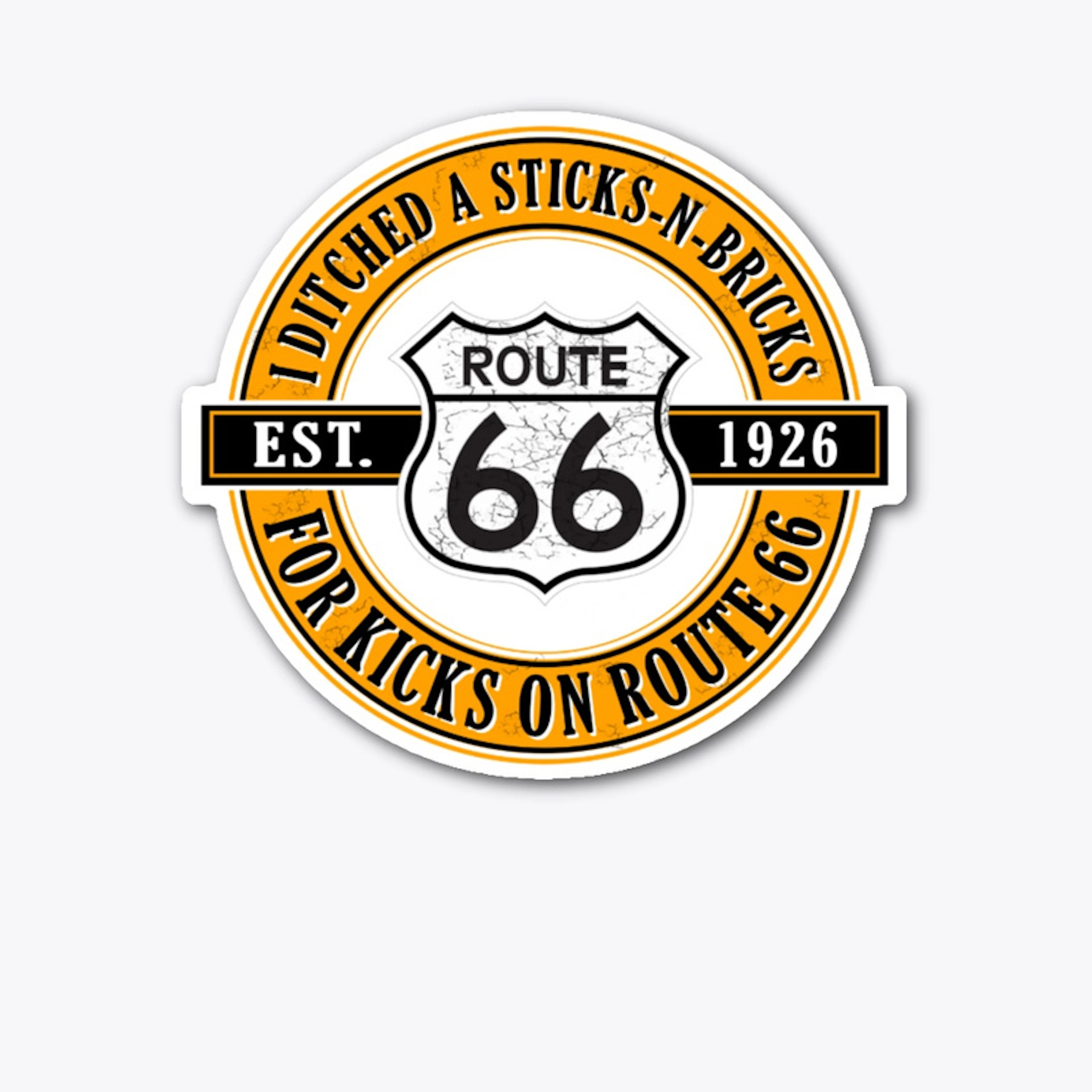 Ditched Sticks-n-Bricks Route 66